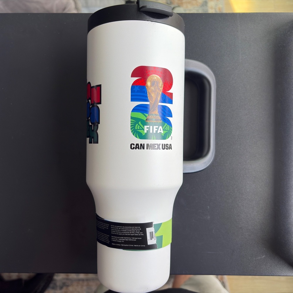 FIFA World Cup 26 Official Licensed 40oz Stainless Steel Tumbler White CAN MEX